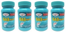 12-PK Simethicone Gas Relief Chewable Tablets 80mg Anti-Gas Bloating 36C... - $735.91 MXN