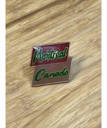 Vintage Montreal Canada Lapel Pin Pinback Travel Souvenir KG JD - $225.80 MXN