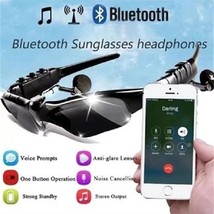 Wireless Bluetooth Headset Sports Running Motorcycle Sunglasses - £30.56 GBP