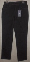 NWT WOMENS Gloria Vanderbilt  &quot;Amanda&quot; LIGHT BLACK JEANS  SIZE 6 - $28.01