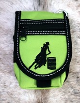 Abetta Nylon Cell Phone Carrier Lime Green Barrel Racer Clip or Belt Use - $12.99