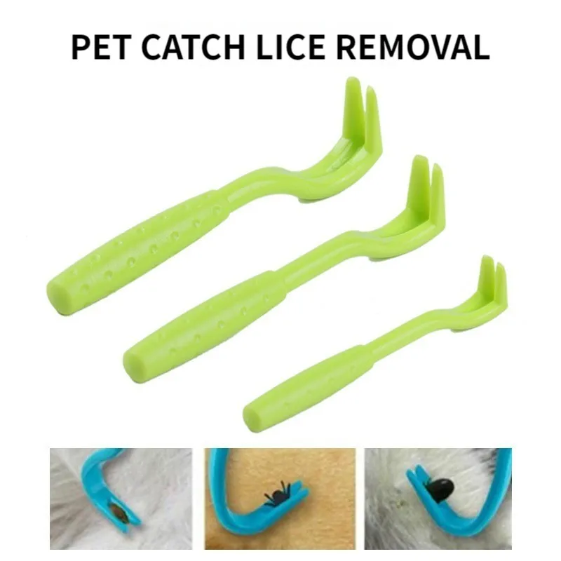 3Sets Flea Remover Hook Tick Remover Tweezer Tick Pull Pet Cat Dog Tick ... - $6.85