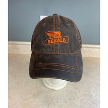 Decalb Black And Orange Adjustable One Size Cotton/Polyester Ball Cap - $12.86