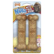 Nylabone® Natural NUBZ Bison Jumbo Edible Dog Chew - 2 pack - £30.81 GBP