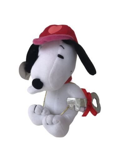 Whitman&#39;s Peanuts VALENTINE&#39;S Plush Stuffed SNOOPY with Tag  - $5.78