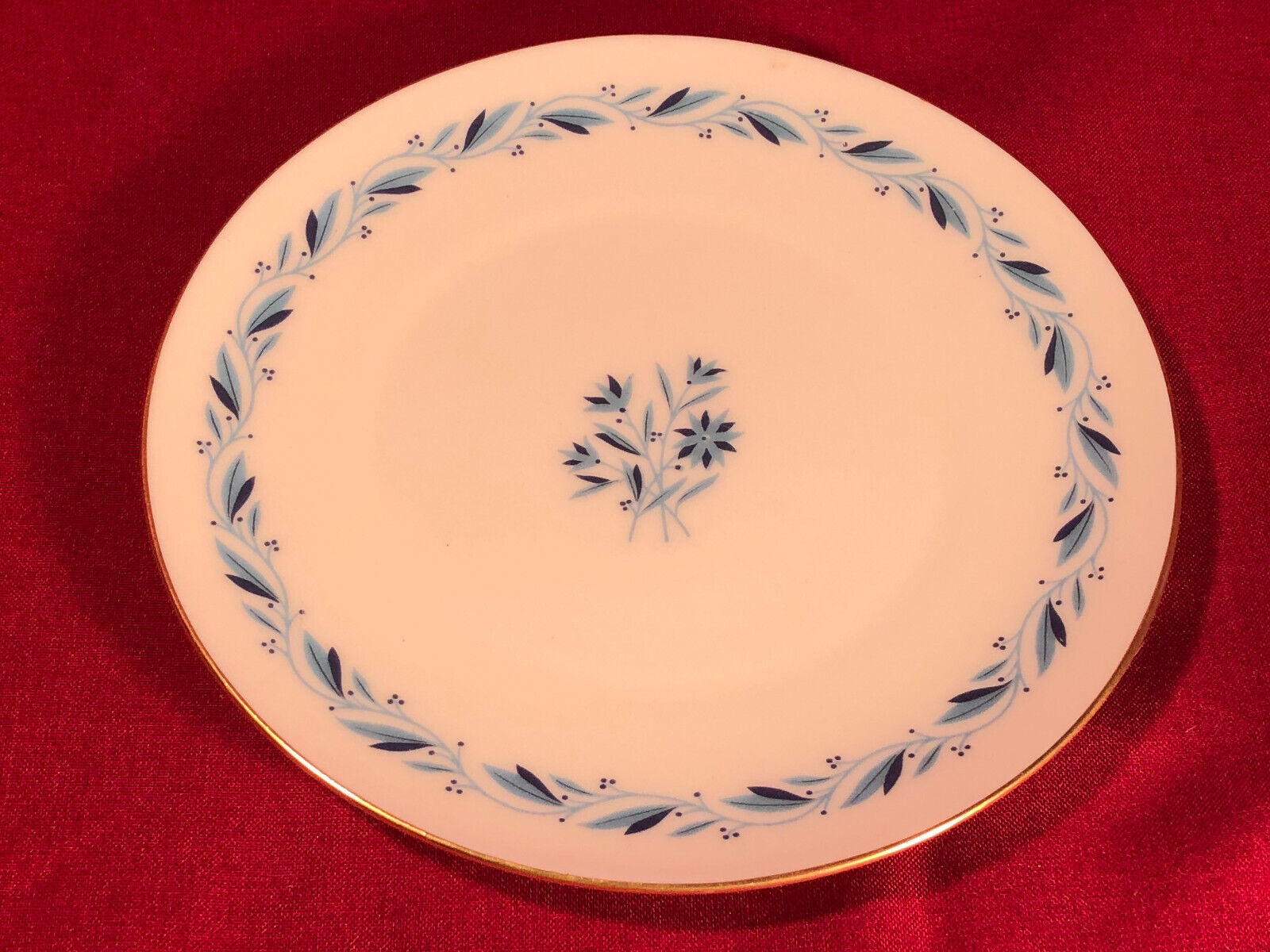 Primary image for Lenox Blueridge Blue Mark Dessert Plate 7 Inch