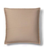 Ralph Lauren Spencer TAN Quilted Matelasse 26&#39; x 26&quot; Zip Back EURO Sham ... - $47.99