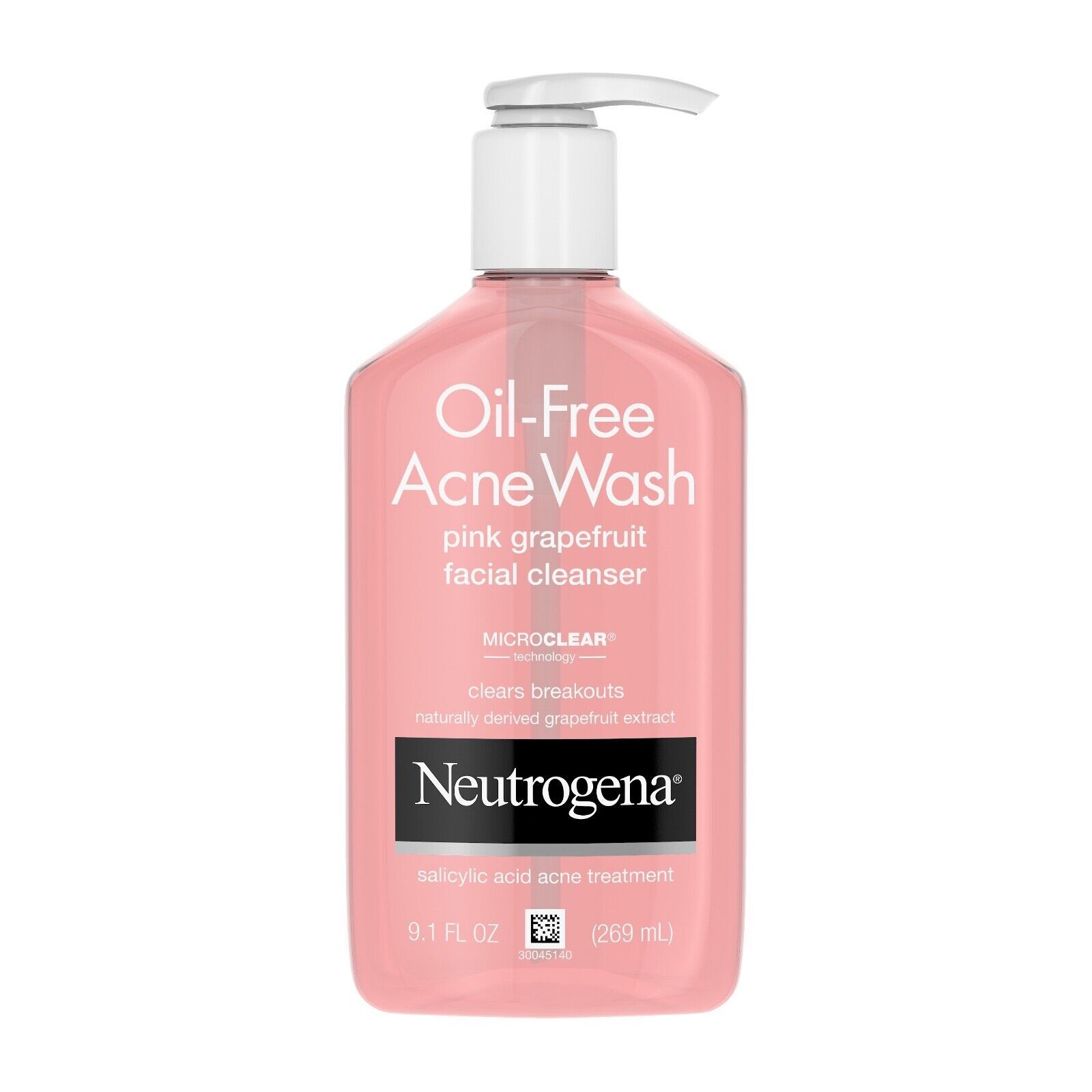 Neutrogena Pink Grapefruit Pore Cleansing Acne Wash, Salicylic Acid, 9.1 Fl. Oz. - $18.95