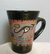 Aboriginal Art Mug Australia Kangaroo 4.5&quot; - £11.90 GBP