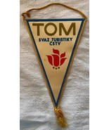 banderin Turismo, Vintage, Svaz Turistiky CSTV, raro, Checoslovaquia Med... - $220.96 MXN