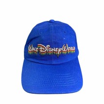 Disney World Mickey Mouse Hat Embroidered Blue Adjustable Cap Unisex - $19.25