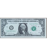 US$1 Fancy Banknote 2017A 5-of-a-kind  Lucky 5&#39;s  85755755 - $6.84 CAD