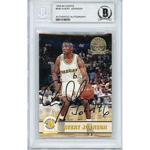 Avery Johnson Golden State Warriors Auto 1993 Hoops Beckett Auth Autograph Slab - $79.99