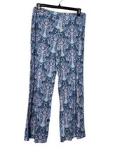 Soma Medium Pajama Pants Angelic Paisley Deep Teal - $23.75