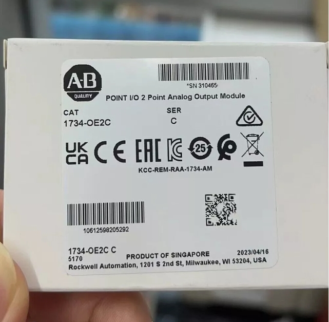 New In Box AB Allen Bradley 1734-OE2C POINT I/O 2 Point Analog Output Mo... - $138.00
