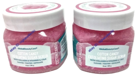 2 x NEW Global B.Care Cotton Candy Sugar Scrub Collagen Vitamins A C &amp; E - $351.26 MXN