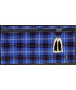 Scottish Blue Tartan Kilt Towel - Novelty Beach Towel Scotland - £18.00 GBP