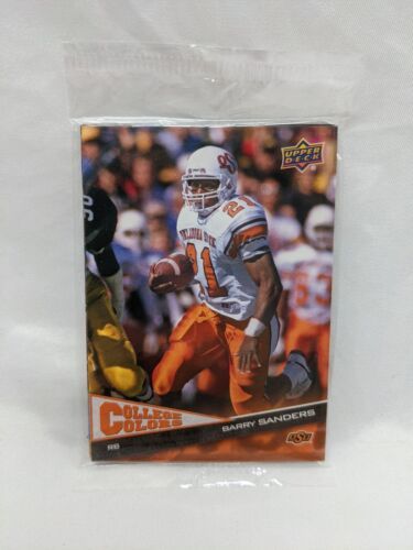 Primary image for 2010 Upper Deck College Colors Barry Sanders Hope Solo 5 Card Pack