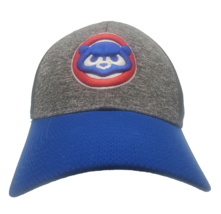 New Era Gray Blue  Chicago Cubs Baseball Hat Fitted Medium-Large MLB Merchandise - $14.84