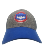 New Era Gray Blue  Chicago Cubs Baseball Hat Fitted Medium-Large MLB Mer... - £11.67 GBP