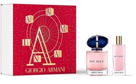 MY WAY by GIORGIO ARMANI 2pc Gift Set Eau De Parfum for Women  NEW free ... - £67.85 GBP