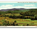 Landscape View Clarkssville Arkansas AR UNP WB Postcard H24 - £2.33 GBP