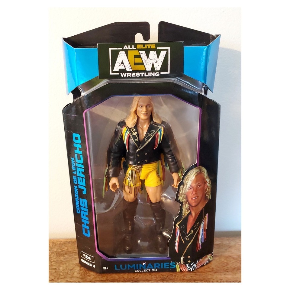 AEW LUMINARIES Chris Jericho 24 Series 4 Jazwares Wrestling 6&quot; Figure New - $20.00