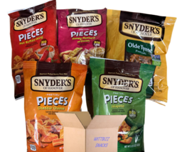 Snyder&#39;s Pretzel Pieces Variety Pack of 20, 4 of each flavor - £27.68 GBP
