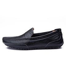 Men&#39;s Loafers Moccasins Slip On Shoes Men Casual Shoe Split Leather Driving Boat - £55.62 GBP