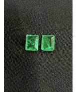 6.90ct 2 Image Simulé Vert Doublet Émeraude Ample Pierre Gemme 10.22 8.3... - $32.54 CAD