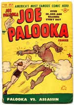 JOE PALOOKA #22 1948-HARVEY COMICS-POWELL ART-BLACK CAT FR - £28.74 GBP