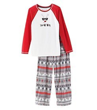 NWTKaren Neuburger Kids&#39; XXS (2T-3T) Fair Isle Grey Christmas Pajamas  - £13.27 GBP