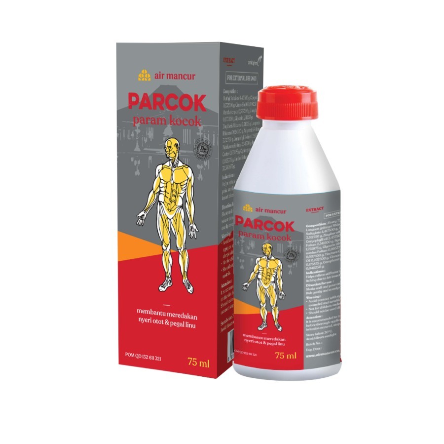 Air Mancur Parcok Param Kocok Massage Oil, 75 Ml