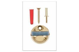 Brass Floor Mount Door Stop 1-3/4&quot; ACE Doorstops 01-3028-431 082901145301 - $22.77