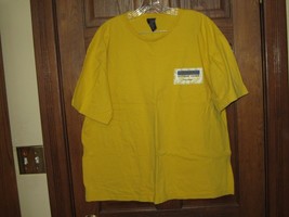 Vintage Tommy Hilfiger Tommy Jeans Bright Yellow Graphic T-Shirt - Size XL - £23.67 GBP