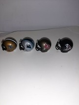 NFC south Set of 4 Mighty Mini NFL Football Helmet  Face Guard to Back  - £7.98 GBP
