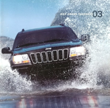 2003 Jeep GRAND CHEROKEE sales brochure catalog US 03 Laredo Overland - $8.00