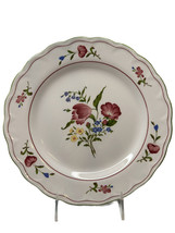 Nikko Provincial Designs BIARRITZ White And Floral Dinner Plate 10 1/4&quot; - £7.29 GBP