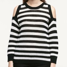 Rag &amp; Bone Cold-Shoulder Striped Cotton Sweater size M NWOT $231 - £35.21 GBP