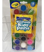 Crayola Washable Kids Paint Set &amp; Paintbrush, 18 Count, Painting Supplies - $8.97 CAD