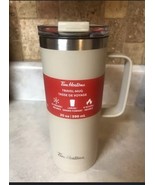 Tim Hortons Stainless Steel  20 oz Beige Tan Travel Mug 2024 NEWEST - $669.03 MXN
