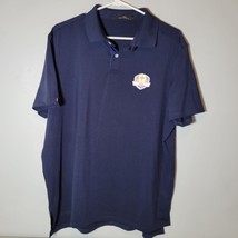 RLX Ralph Lauren Polo Shirt Mens XL 2016 Ryder Cup Blue Short Sleeve - $14.96