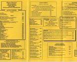 Slattery&#39;s Restaurant Menu Lunenburg St Fitchburg Mississippi  - £12.63 GBP