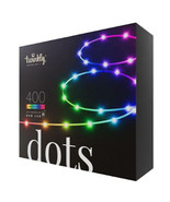 Twinkly Dots Black Wire Light String, Multicolor, 400 RGB LED, 65.6ft - $137.18 CAD