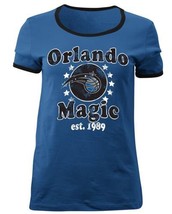 NWT NBA Orlando Magic Women&#39;s Large Baby Jersey Short Sleeve Ringer Tee ... - $20.78