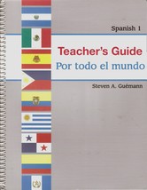 Por Todo El Mundo Teacher&#39;s Guide, Spanish 1 (A Beka Book) [Unknown Binding] unk - £10.10 GBP