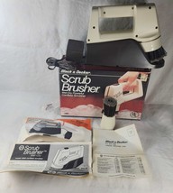 Vintage Black &amp; Decker Scrub Brusher 9385 Wet/Dry Cordless Scrubber 2 At... - £22.33 GBP