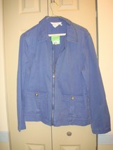 FRESH PRODUCE Jacket L Mineral Blue Jacket NWT - £14.94 GBP