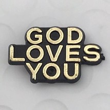 God Loves You Vintage Pin Plastic￼ - £7.86 GBP