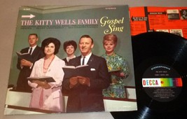 Kitty Wells Family LP Gospel Sing - Decca DL-74679 (1965) - $12.25